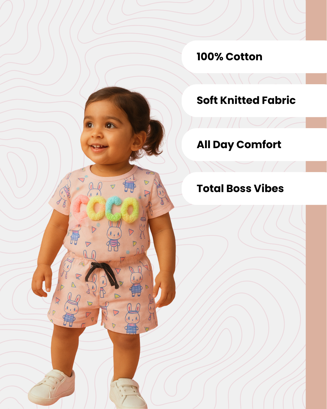 Pink Coco Play Wear