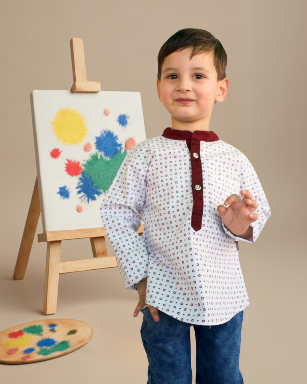 Mini Dot Kurta